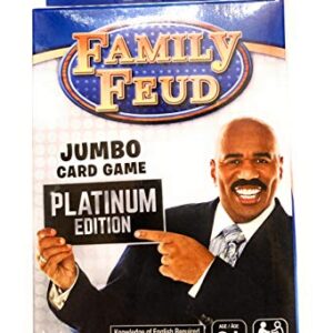 Family Feud Jumbo Card Game Platinum Edition