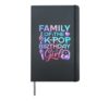 Family Of The K-Pop Birthday Girl Korean Music Birthday Hardcover Journal, Black