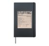 Family Thanksgiving Funny Stuffing Nutrition Facts Hardcover Journal, Black
