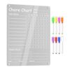 Family Weekly Planner Board Acrylic Fridge