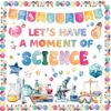 Fancy Land Science Bulletin Board Set for Classroom Decorations 89Pcs