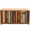 Fanfanwin 9 ft Vintage Bookshelf Table Skirt for Teacher Floral Bookshelf Desk Skirt Skirts for Classroom Rectangular Tablecloth for Back to School Decor Office Bookcase Cabinet Supplies