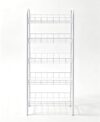 FARUNOA 5 Tier Metal Shelving, Storage Organizer for Living Room, Kitchen, Office, Bathroom, White