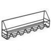 FashionCha Wall-Mounted Shoe Rack, Black Large Double-Layer