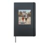 FATHER AND SON BASKETBALL LOVE ON STREETBALL COURT Hardcover Journal, Black