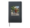 FATHER AND SON LOVE BASKETBALL WALKING RUCKER PARK NEW YORK Hardcover Journal, Black