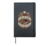Fathers Day Beef Brisket Dad Grillmaster Daddy Grilled Meat Hardcover Journal, Black