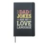 Father's Day Designs for Dad Hardcover Journal, Black