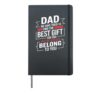 Fathers Day, For Dad From Kids | Funny Father's Day Hardcover Journal, Black