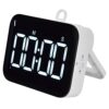 Fauitay Digital Timer with 4 Inch Large LCD Display, Countdown Count Up Stopwatch, Magnetic Back, Switch, for Classroom Kitchen Cooking