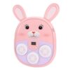 Fawfose Music Boxing Machine Toy, 2.4G Remote Control Rhythm Punching Game with Motion Sensing, Light and Sound Interactive Exercise Toy for Kids Family Play (Pink)