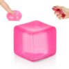 FazaVexior Cube-Shaped Squishy Toy, Translucent Sensory Fidget