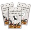 Fbitey Pumpkin Halloween Scratch Off Cards, 50 Pcs Spooky Halloween Party Games for Adults Party Supplies, Gift Cards for Spa Business - B03