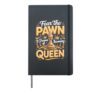 Fear the Pawn It Dreams of Becoming Queen Chess Player Hardcover Journal, Black