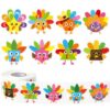 FEBSNOW 600 Pcs Thanksgiving Turkey Stickers, Fall Decals for Kids