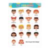 Feeling Chart For Kids – Emotional Learning Poster Classroom Wall Art For P