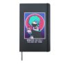 Feelings Not Found Goth Anime Girl Vaporwave Aesthetic Hardcover Journal, Black