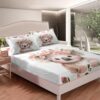 Feelyou Cute Koala Fitted Sheet Full Size Boys Girls Teens