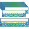 Feifeiya 48 Pcs Self Adhesive Cursive Desk Name Tags for Classroom Desks