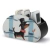 FekiLoot Parisian Dachshund TV Remote Control Holder with 5 Compartments
