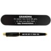 Felicky Funny Grandma Gifts - Laser Engraved Gel Pen Gift Set for Grandma