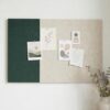 Felt Bulletin Board 35"x24" Two-Tone Pin Board for Wall Decor