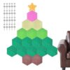Felt Christmas Tree 130cm Reusable Wall Decoration with 50 Ornaments