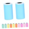 FENICAL 12 Rolls Self-Adhesive Thermal Labels for Smooth Surfaces and Name Tags, Easy to Use Compact Rectangle Thermal Sticker Paper for Shops and Homes, Printable Heat-Sensitive Label
