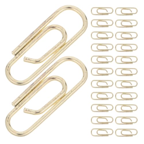 FENICAL 300pcs 300pcs Mini Metal Paper Clips 15mm Curved Small Clip for Documents with Slipproof Design, Shiny Metal Surface for Paper Crafts and Planner Organization at Home or Classroom