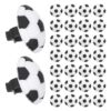 FENICAL 30pcs Pvc Soccer Pen Clip Topper Cute Flexible Notebook Accessory