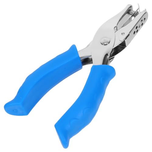 FENICAL Mm Mini Paper Hole Puncher for Office and School Use, Portable Punch Pliers with Stainless Steel and PVC Construction, Multi-Functional Design for Documents and Paper Binding