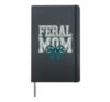 Feral Mom Coquette Bow Mothers Day Women Hardcover Journal, Black