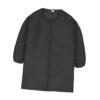 FerneeButy Waterproof Kids Art Smock, Front Zipper Easy Wear Design,Black M