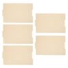 FESTFENDS 5pcs Beige Manila File Folder for Document Storage and Business Paperwork Filing, Made of Sturdy Paper with Spacious Design and Easy Identification, for Classroom and School