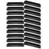 FESTFENDS Metal Mountable Clipboard Clips and Smooth Deburred Surface 20pcs Spring Loaded Iron Clips with Nonslip Rubber Feet Lightweight Office for A4 Paper and Assorted Documents