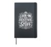 Festivity Look At Me Being Festive And Stuff Celebrate Party Hardcover Journal, Black