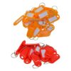 FewNvWa 100x Key Tags Metal Rings Luggage Name Label Keychain W/Split Rings