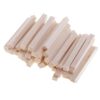 FewNvWa 50 Pieces Square Balsa Unfinished Woodcraft Stick Dowel Rod, 50mm