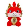 FewNvWa Doll Chinese Dragon Stuffed Animal Toy Pillow Ornament Soft Filled with Light Weight Cute Festive Character for New Year Gifts