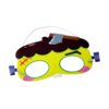 FewNvWa Kids Halloween Mask DIY Craft Kit Party Mask Decoration Costume Accessory with Elastic Band and Cartoon Print in Soft Cloth Suitable for Trick Or Trea, Green Giant