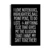 FewNvWa Spiral Notebook Lined Journal Notepad with Thick Paper and Strong Coil Binding Smooth Ruled Pages for Work and Study Suitable for Office