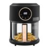 FFIHAKL Glass Air Fryer, 360° Viewable Airy Fryer, Transparent Fry Bowl