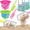 FHOZGECY 2 Pack Beachcombing Kit with Sifters for Beach Vacation Essentials