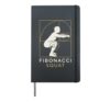 Fibonacci Squat Strength Math Fitness Mindset Concept Hardcover Journal, Black