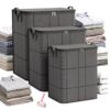ficocon 210L XXL Foldable Moving Storage Bin with Reinforced Handles