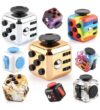 Fidget Cube Stress Relief Toy, Multiple Colors and Styles