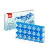 Fidget Magic Snake Cube Puzzles Twist Ruler Game 72 Blocks Transparent Blue
