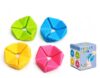 Fidget Sensory Toys for Kids: 4 Pack Quiet Silicone Sensory Flip Cube with Textures - Calming Toys for Autism Kids Stress Reduce - ADHD Fidget Toys for Classroom Focus Classroom Prize, Office