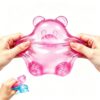 Fidget Toys Gummy Bear, Stress Cube Squishies Anxiety Stress Relief, Squishy Stress Cube-Drop Malt Sugar Balls, Sensory Ball for Kids with Autism