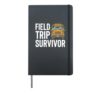 Field Trip Survivor School Bus Driver Back To School Hardcover Journal, Black